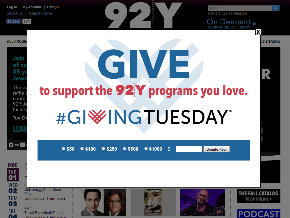 92y giving tuesday