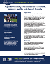 Augusta University enrollment marketing case study