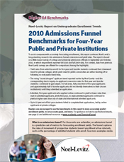 College Admission Funnel Report for 2010 is full of higher education statistics and trends that enable campuses to compare themselves to other institutions. This will allow for more-strategic enrollment management planning.