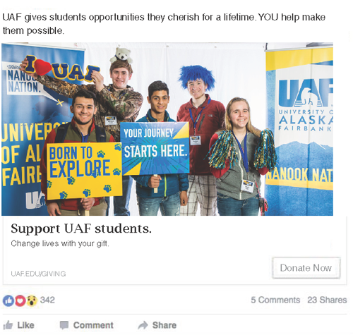 Higher education marketing awards winner: University of Alaska Fairbanks