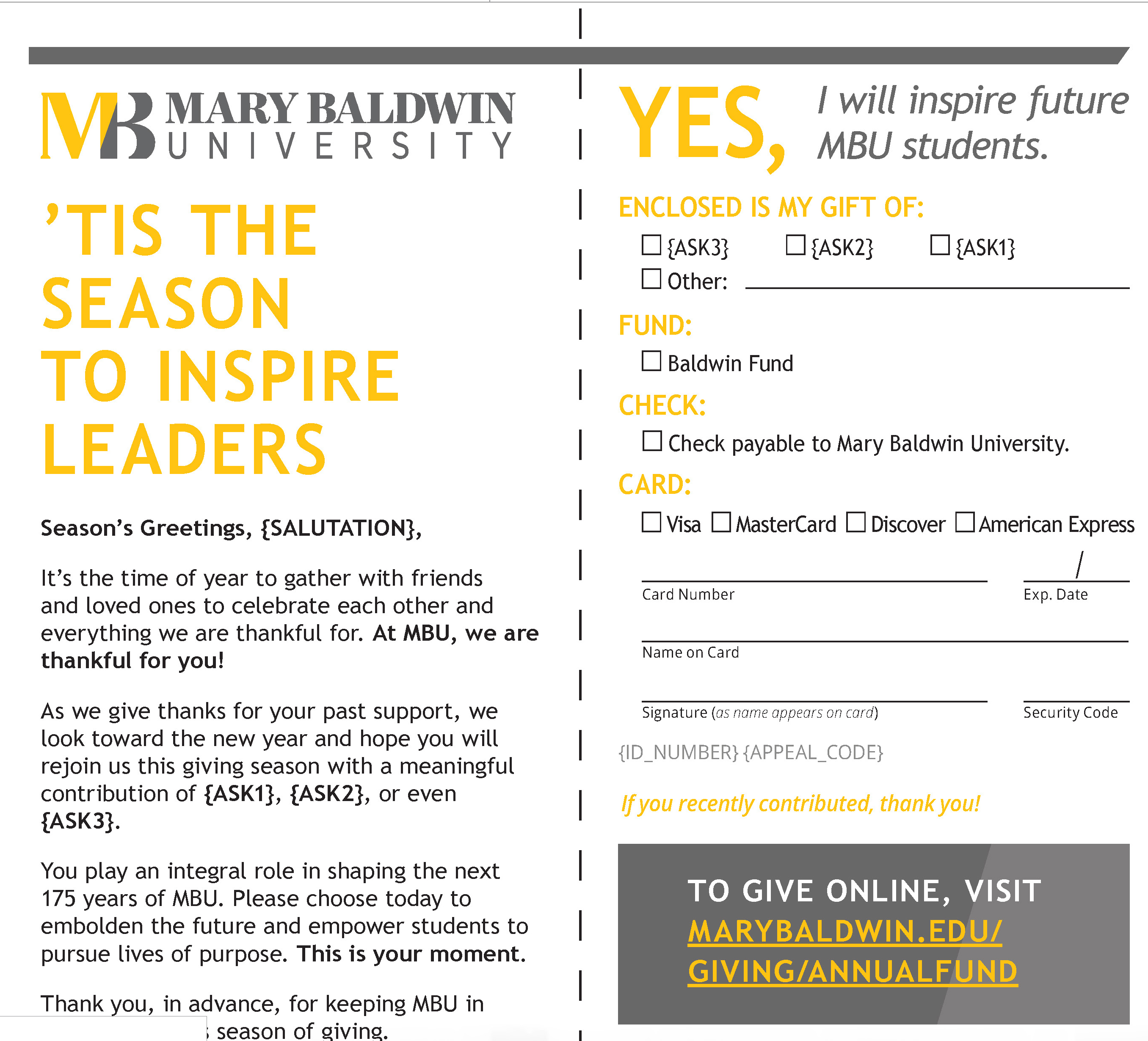 Higher education marketing awards winner: Mary Baldwin University