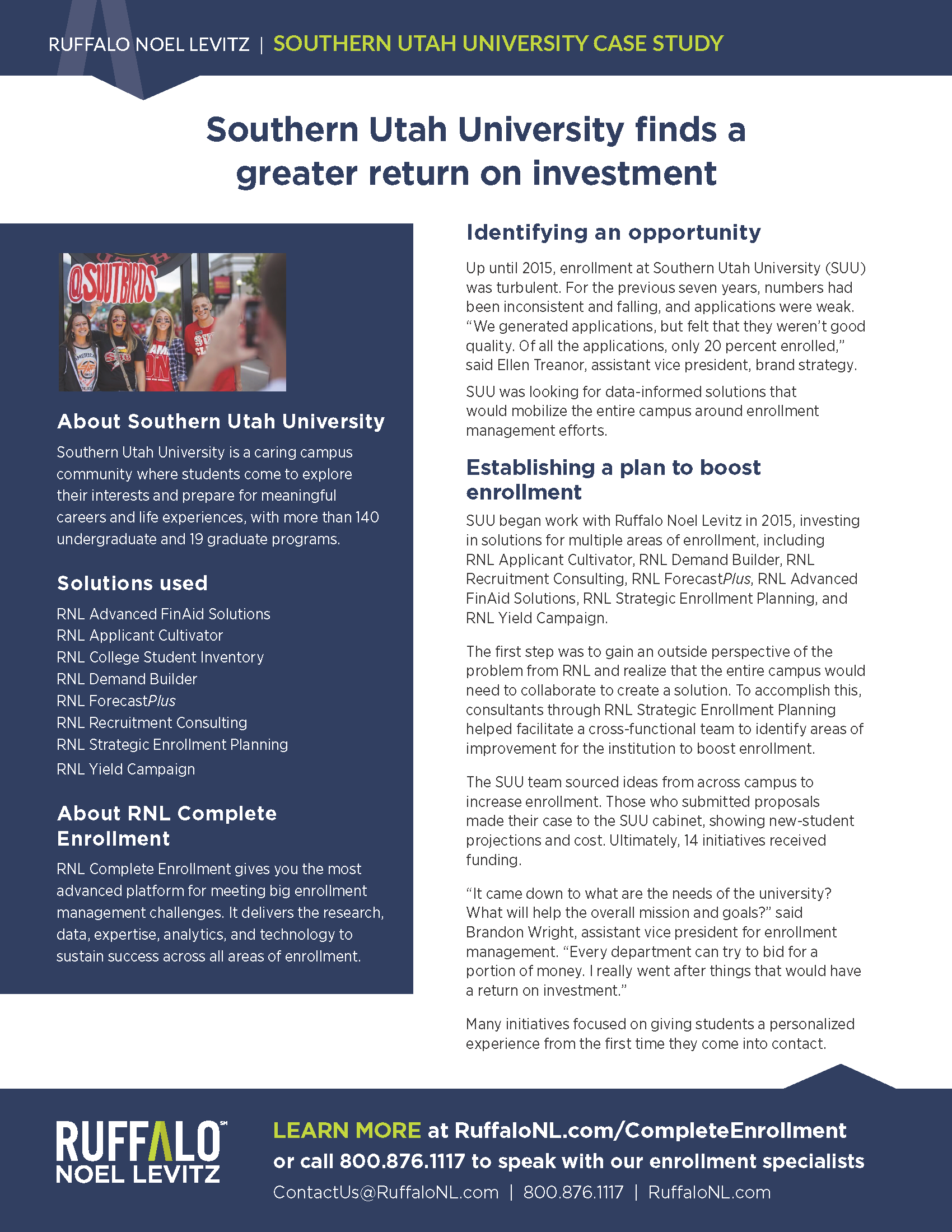 Case study enrollment picture