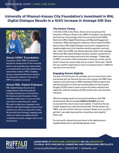 Digital Fundraising Case Study: University of Missouri Kansas City