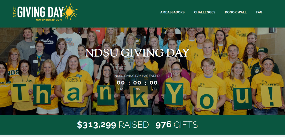 Giving days are a great strategy for donor acquisition. See how NDSU used theirs. 