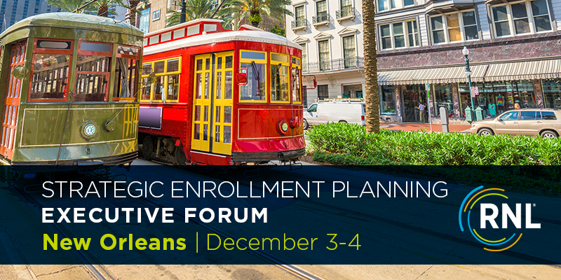 2019 Strategic Enrollment Planning Forum New Orleans