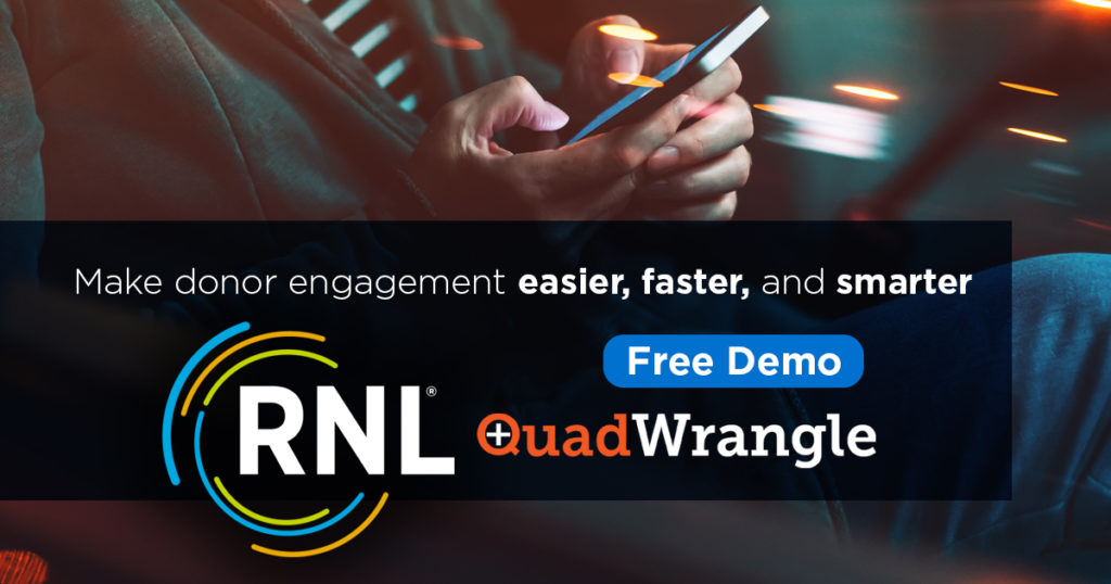 Hyper-personalize donor engagement with RNL QuadWrangle