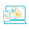 Digital advertising icon