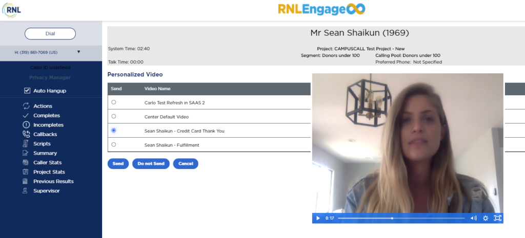 RNL Engage personalized video