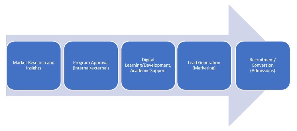 Phases of new online program development