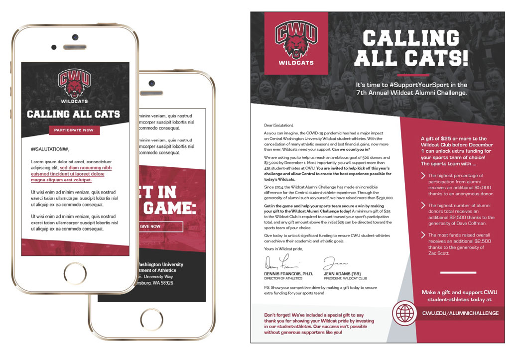 Central Washington University Alumni Challenge Campaign