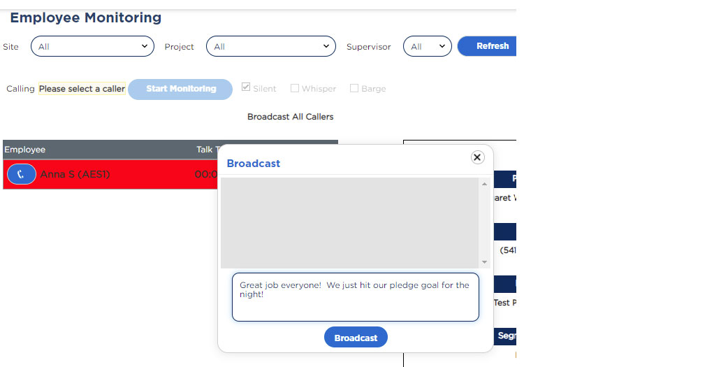 RNL Engage: Sending a Broadcast Message