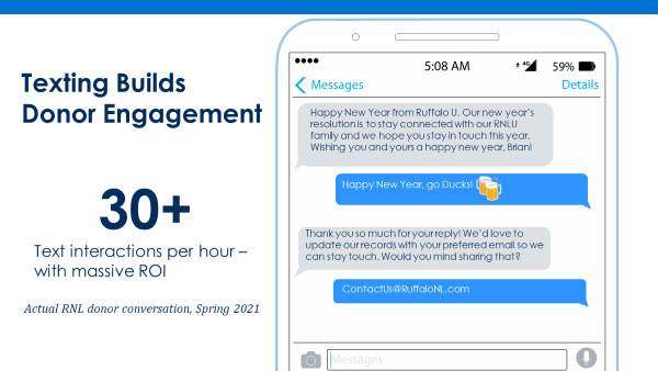 Texting for Donor Engagement