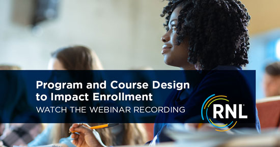 Program and Course Design Webinar