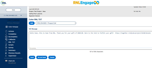 The Evolution of the Donor Experience: Texting donors in RNL Engale