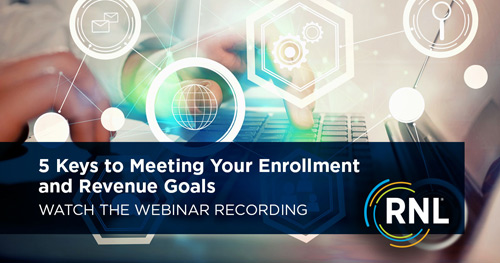 5 Keys to Meeting Your Enrollment and Revenue Goals Webinar