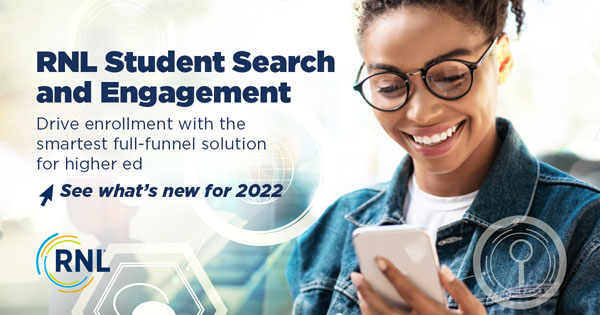 RNL Student Search and Engagement: New Enhancements for 2022