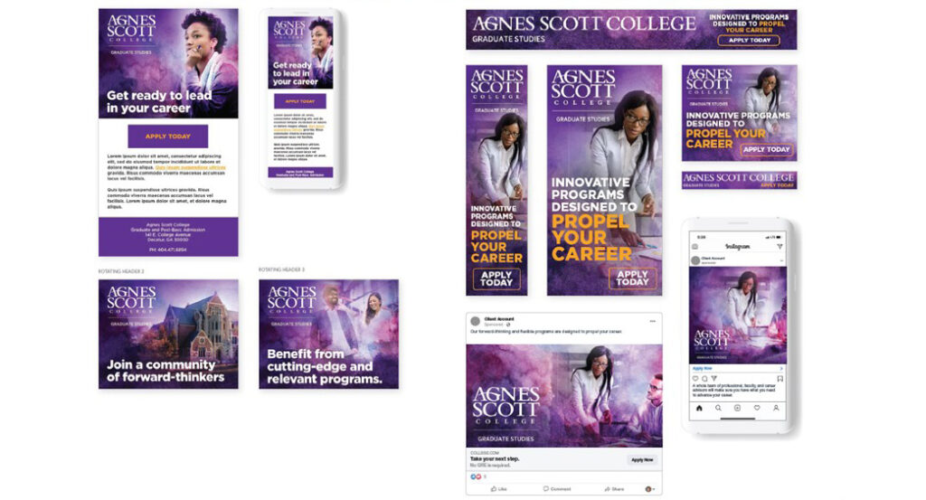 Agnes Scott College higher education marketing campaign