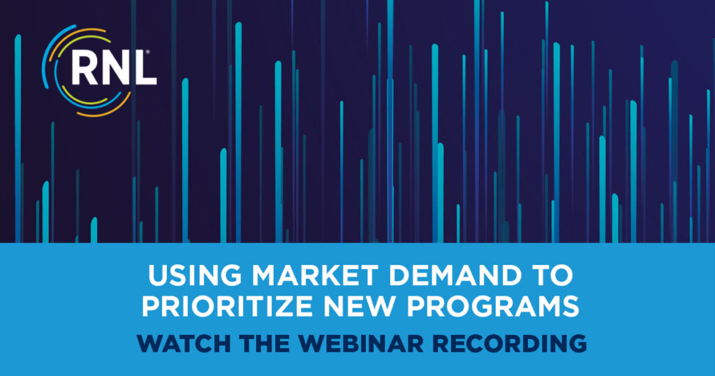 Assessing Market Demand to Prioritize New Programs Webinar