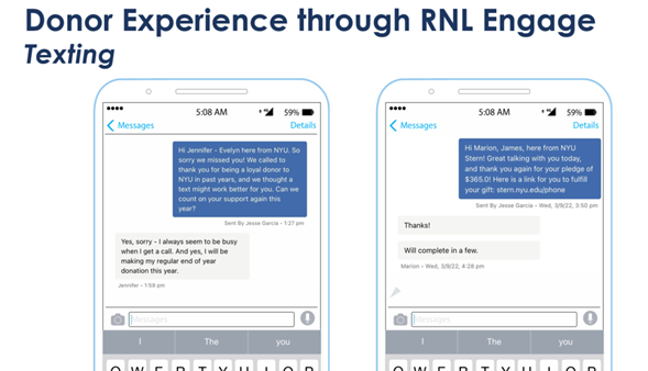 Impact of e texting