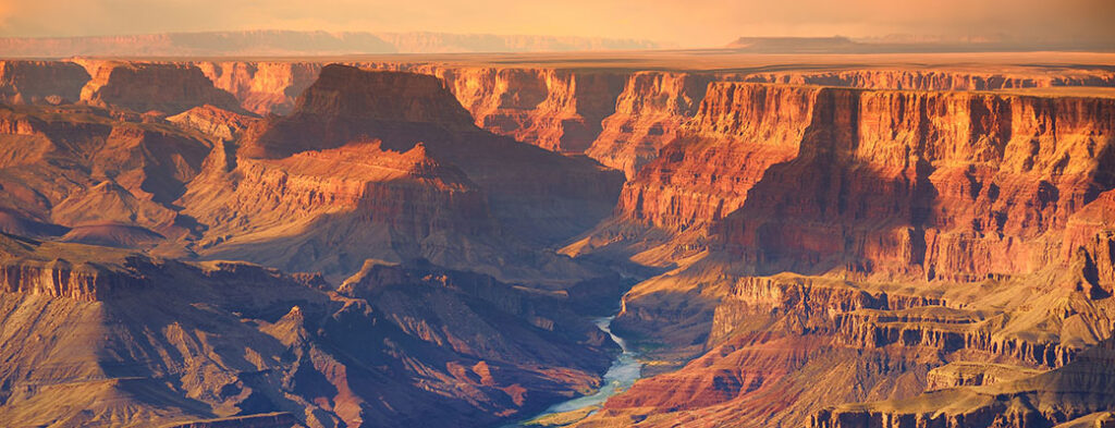Panorama of the Grand Canyon National Park