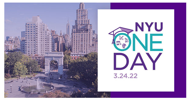 New York University One Day campaign