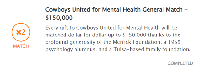 Oklahoma State University Foundation Cowboys United campaign message