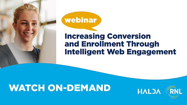 Webinar: Increasing Conversion and Enrollment Through Intelligent Web Engagement