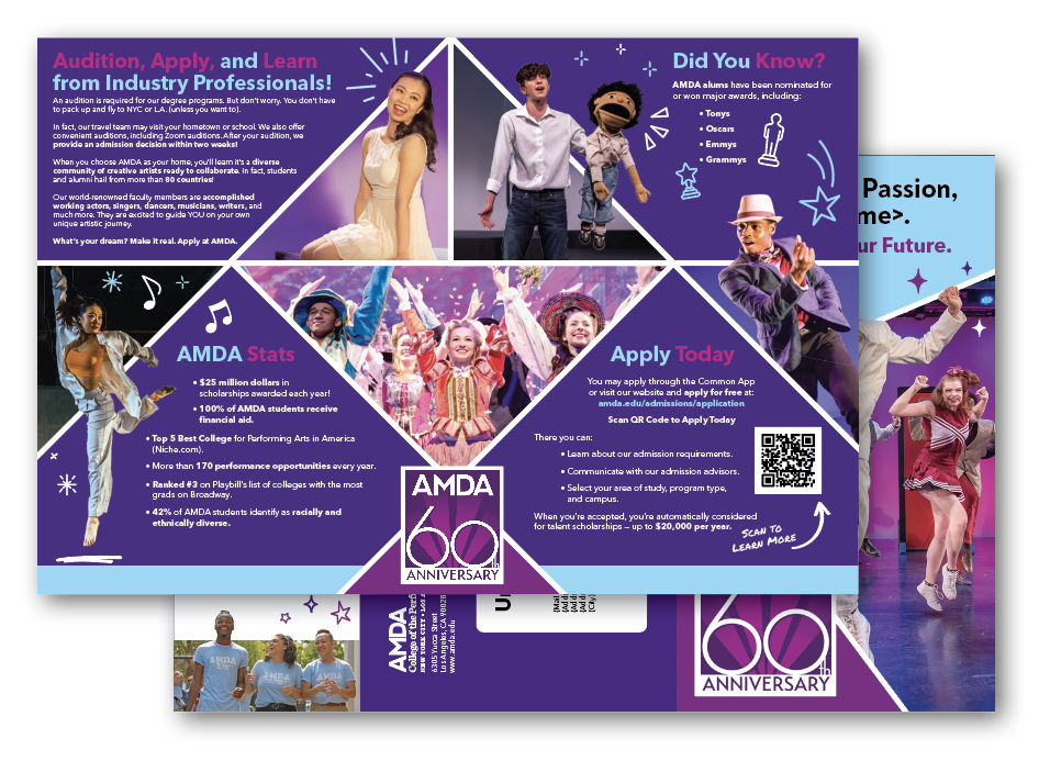 American Musical and Dramatic Academy mailing