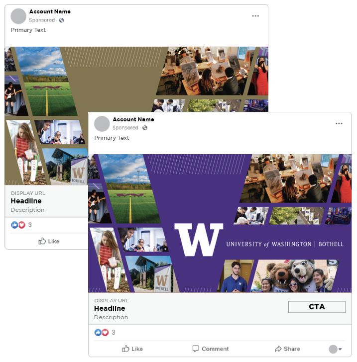 University of Washington Bothell Facebook Ads