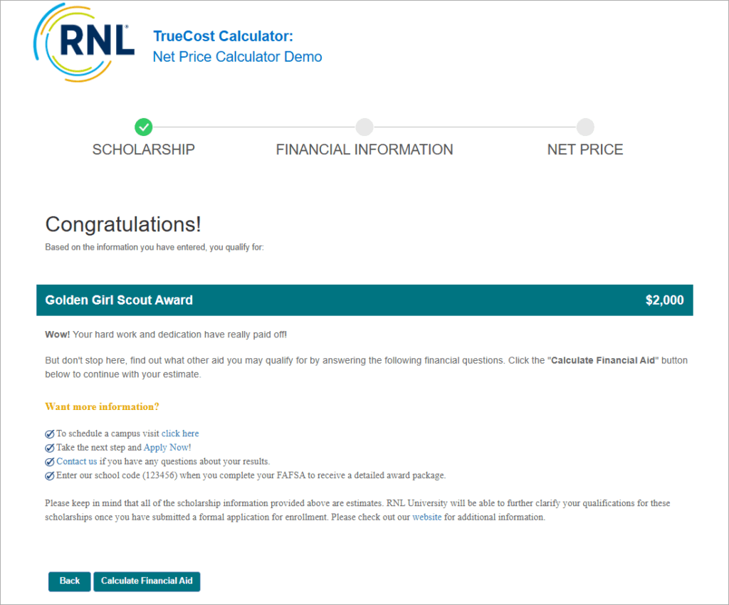 TrueCost Calculator