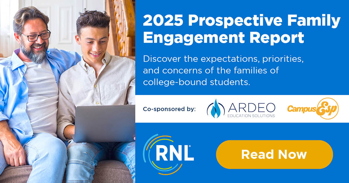 2025 Prospective College Family Engagement Report | RNL