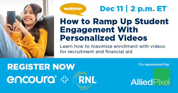 Webinar: How to Ramp Up Student Engagement With Personalized Videos